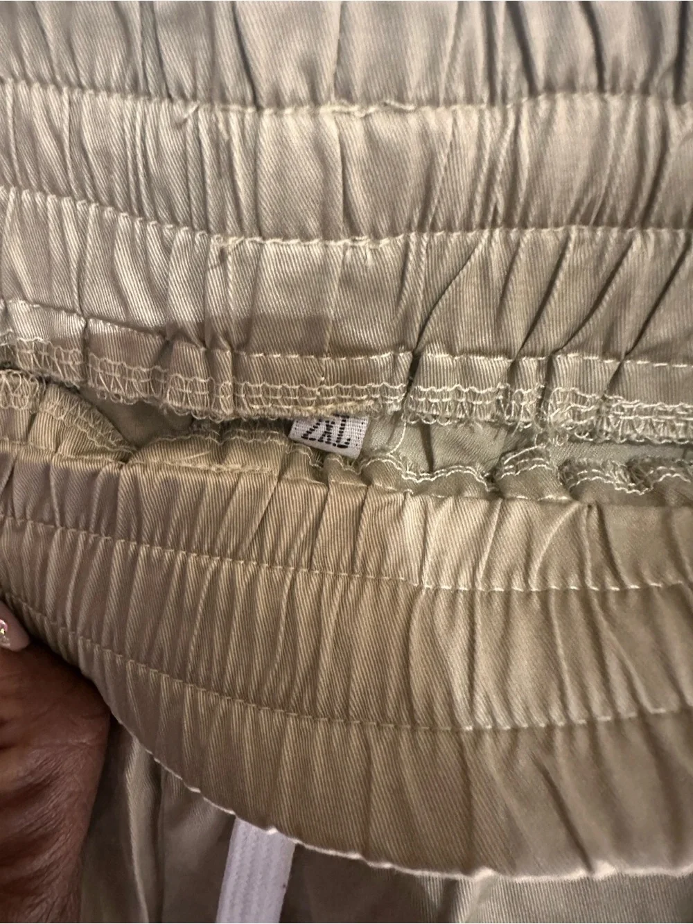 Men's Casual Drawstring Shorts in Khaki